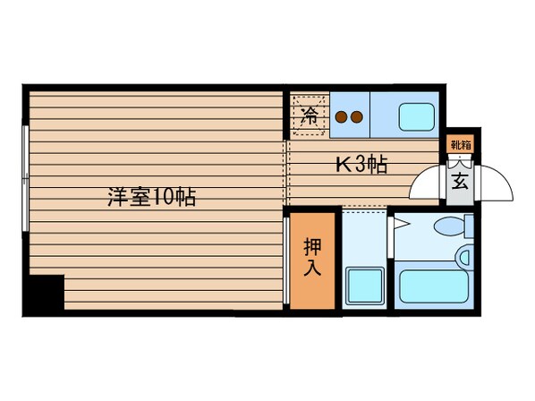 ｻﾝﾌﾞﾘｯﾁﾞﾋﾞﾙ・ﾏﾝｼｮﾝ　ﾗ・ﾊﾟﾚｯﾄの物件間取画像